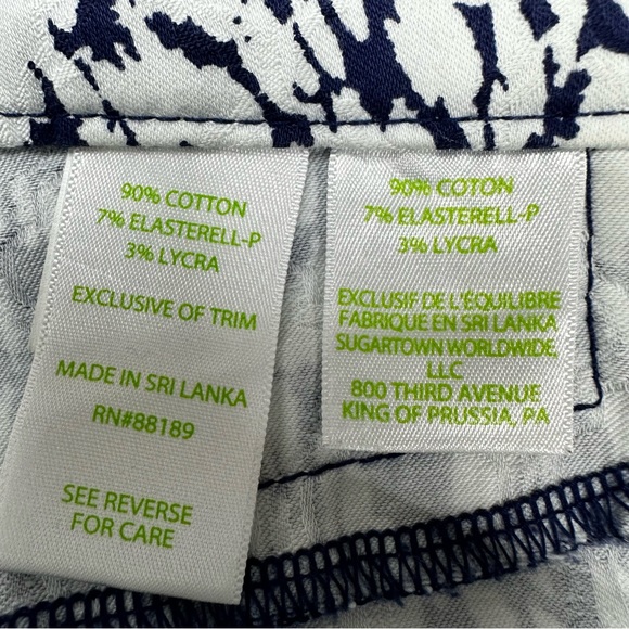 Lilly Pulitzer Kelly Shorts Size 4 Bright Navy Pineapple Party Coastal Beach - Picture 10 of 10